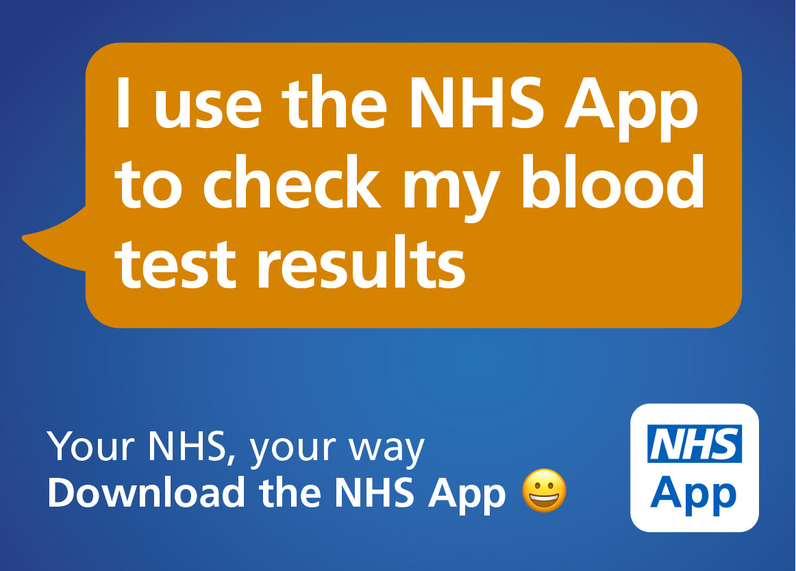 NHS app banner